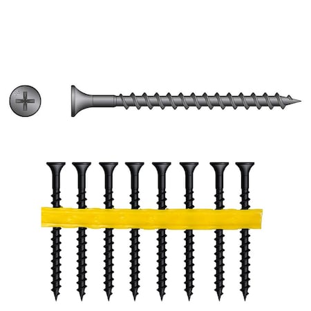 Quikdrive Drywall Screw, #8 x 2-1/2 in, Bugle Head DWC212PS
